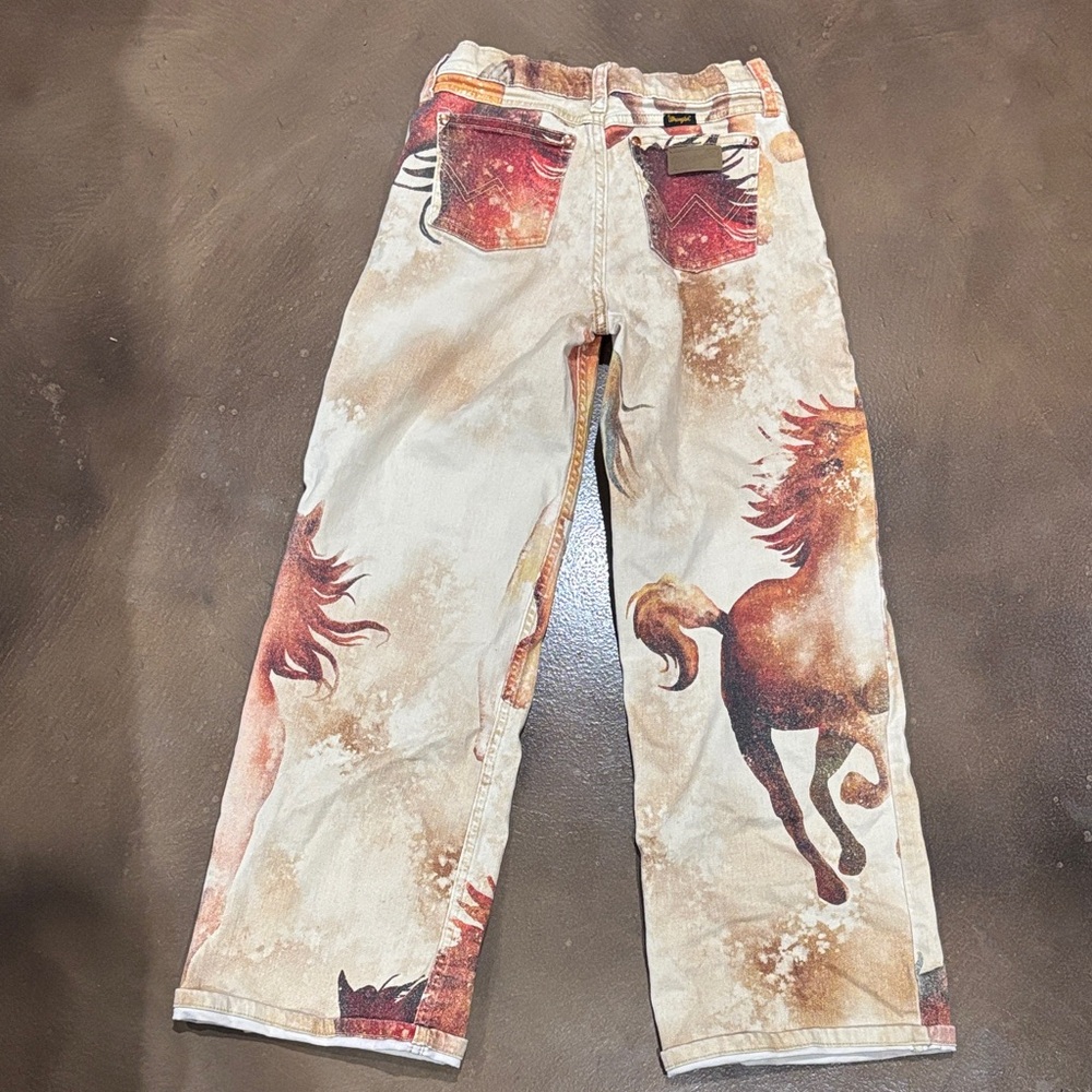 Lainey Wilson Horse Print Jean Girls 12 Regular - Picture 2 of 4